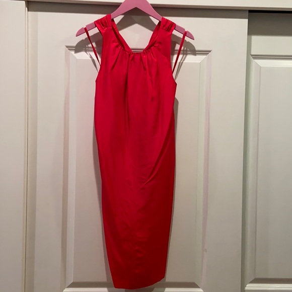 Banana Republic Dresses & Skirts - Coral Pink/Red Silk Dress Banana Republic